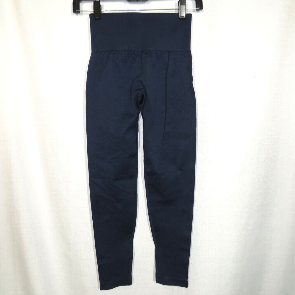 Halara Seamless Flow Scrunch Butt Lift Active Yoga Leggings Navy Size Small - Picture 7 of 12